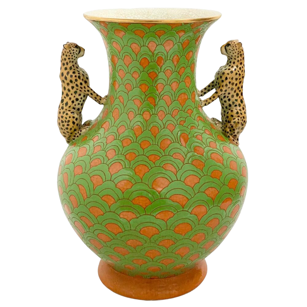 Isla Porcelain Vase - Leopardo